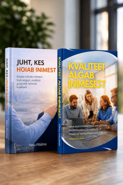 E-raamatud juhile: Juht, kes hoiab inimest ja Kvaliteet algab inimesest